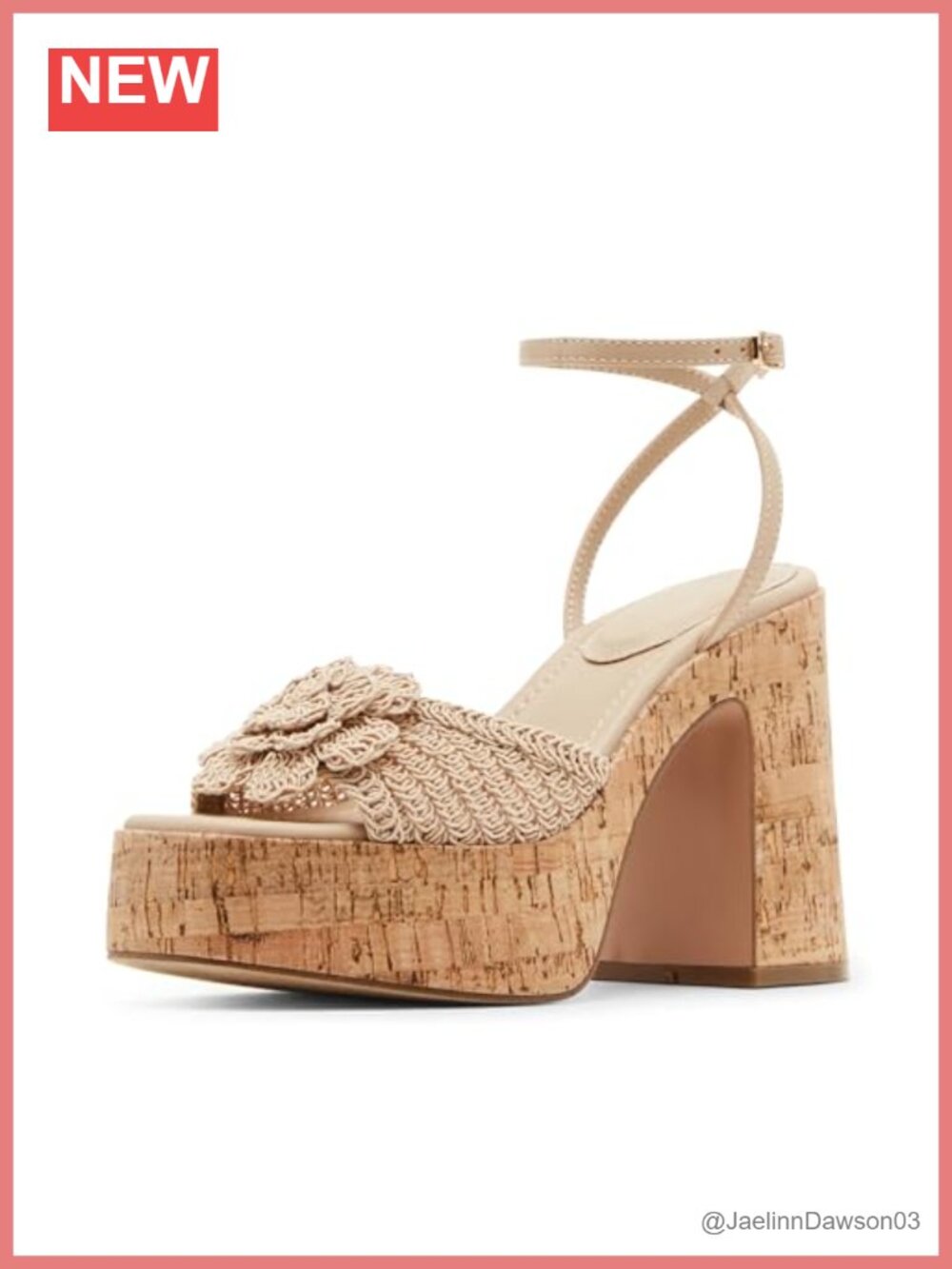 Madden Girl Women's Platform Block Heel Sandals Open Toe Ankle Strap Cork